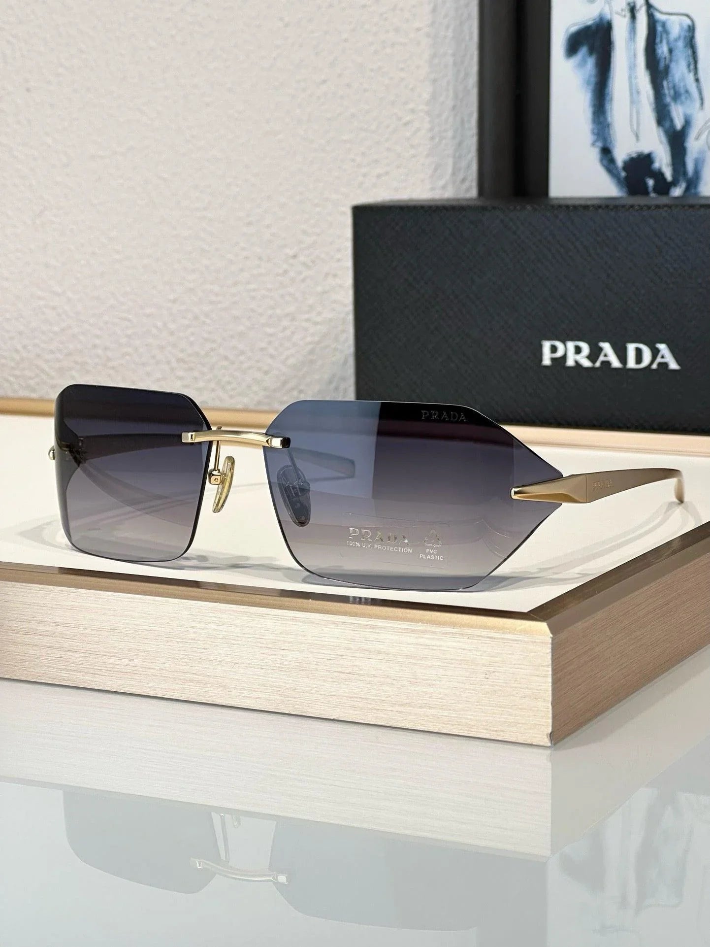 PRADA SPR A55 Runway Tinted Women&
