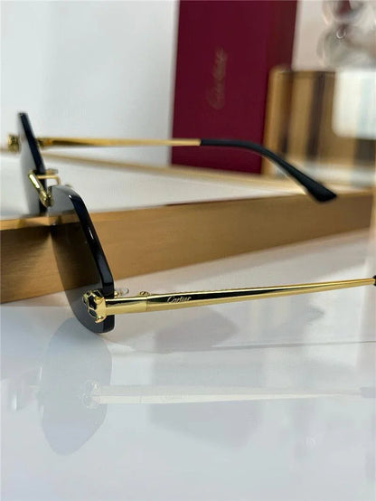 Cartier Eyewear Tiger Head Panthere CT0433S 001 Sunglasses  🐆