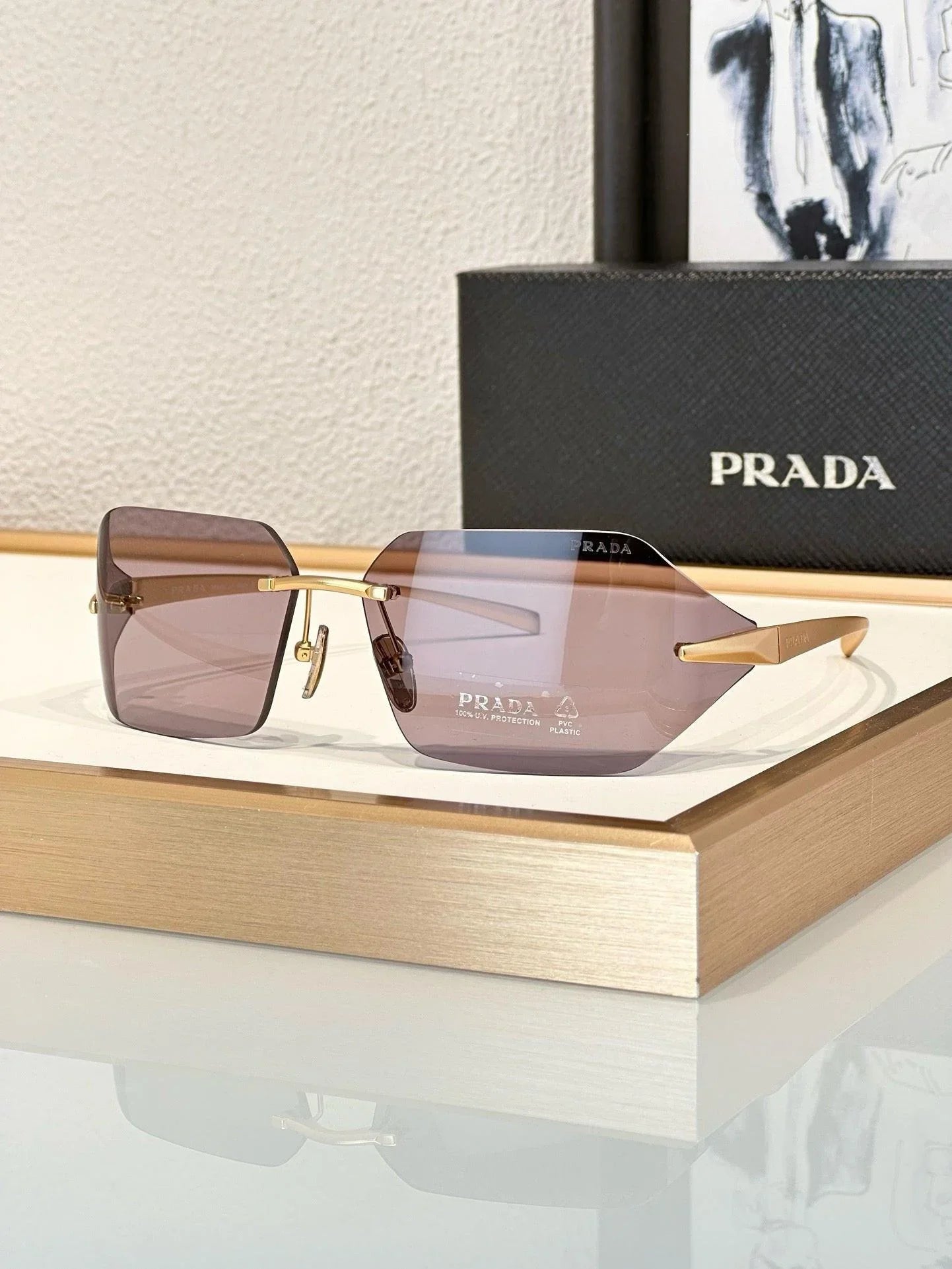 PRADA SPR A55 Runway Tinted Women&