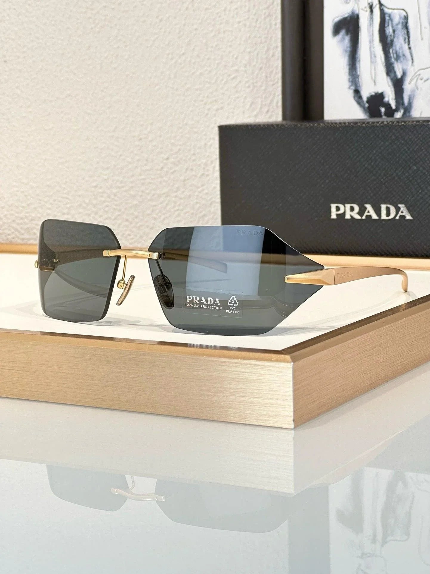 PRADA SPR A55 Runway Tinted Women&