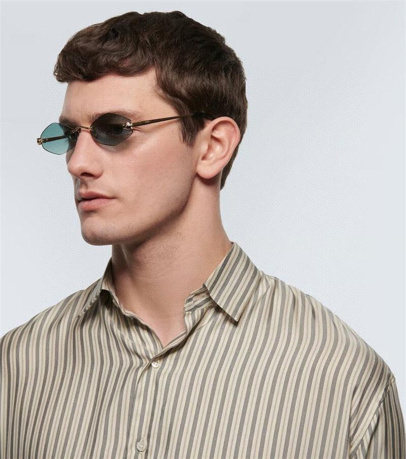 Cartier Eyewear Tiger Head Panthere CT0433S 001 Sunglasses  🐆