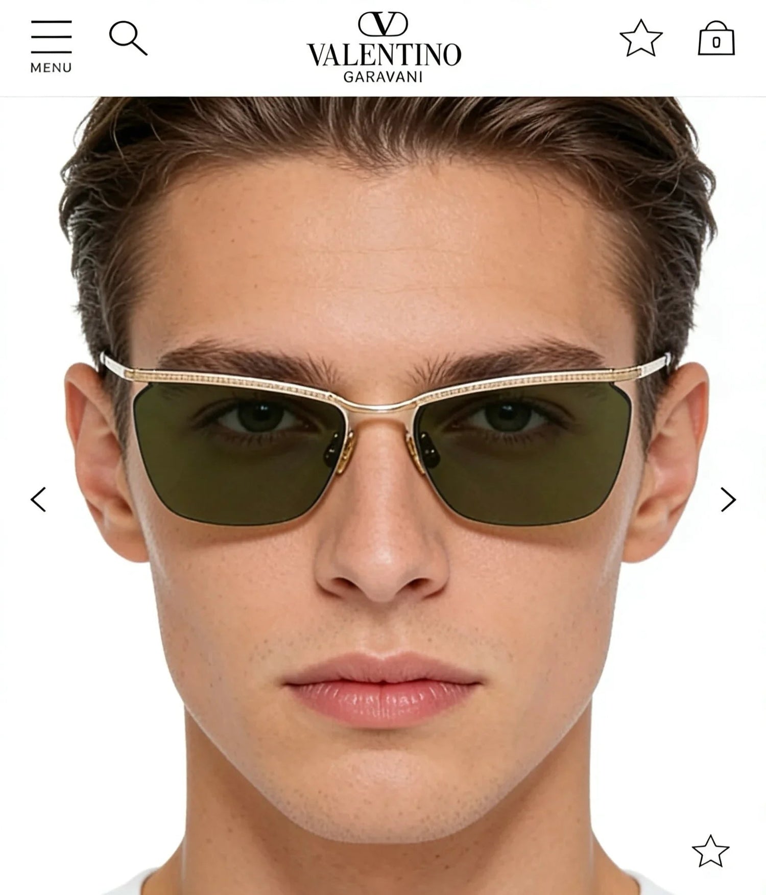 Valentino VLS-183 Floating Rimless Metal Glasses✨