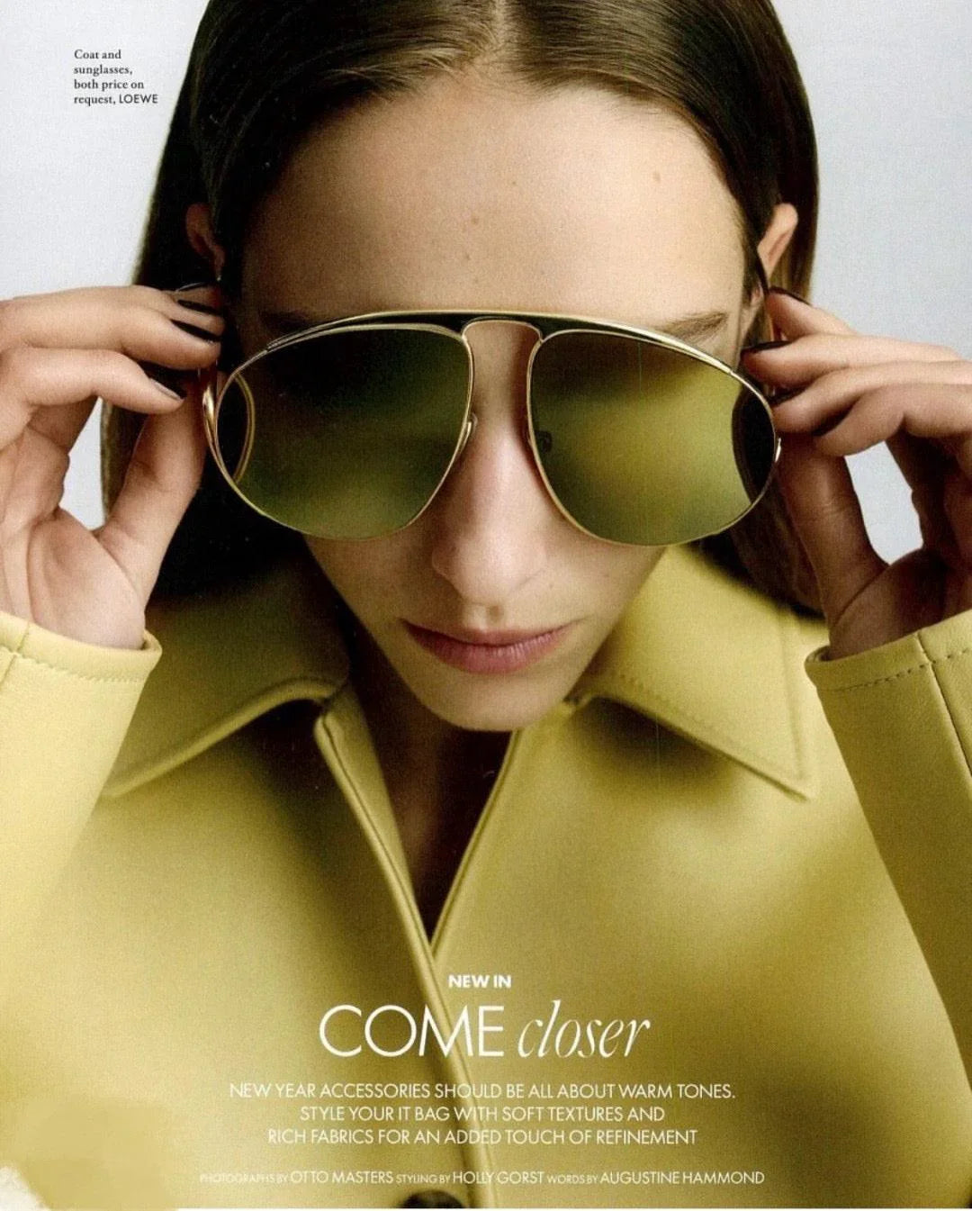 LOEWE Aviator-shaped 40180U Hillock  Sunglasses  ✨