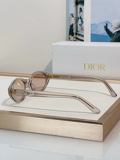 DIOR DiorPacific R1I Black Oval Sunglasses ✨