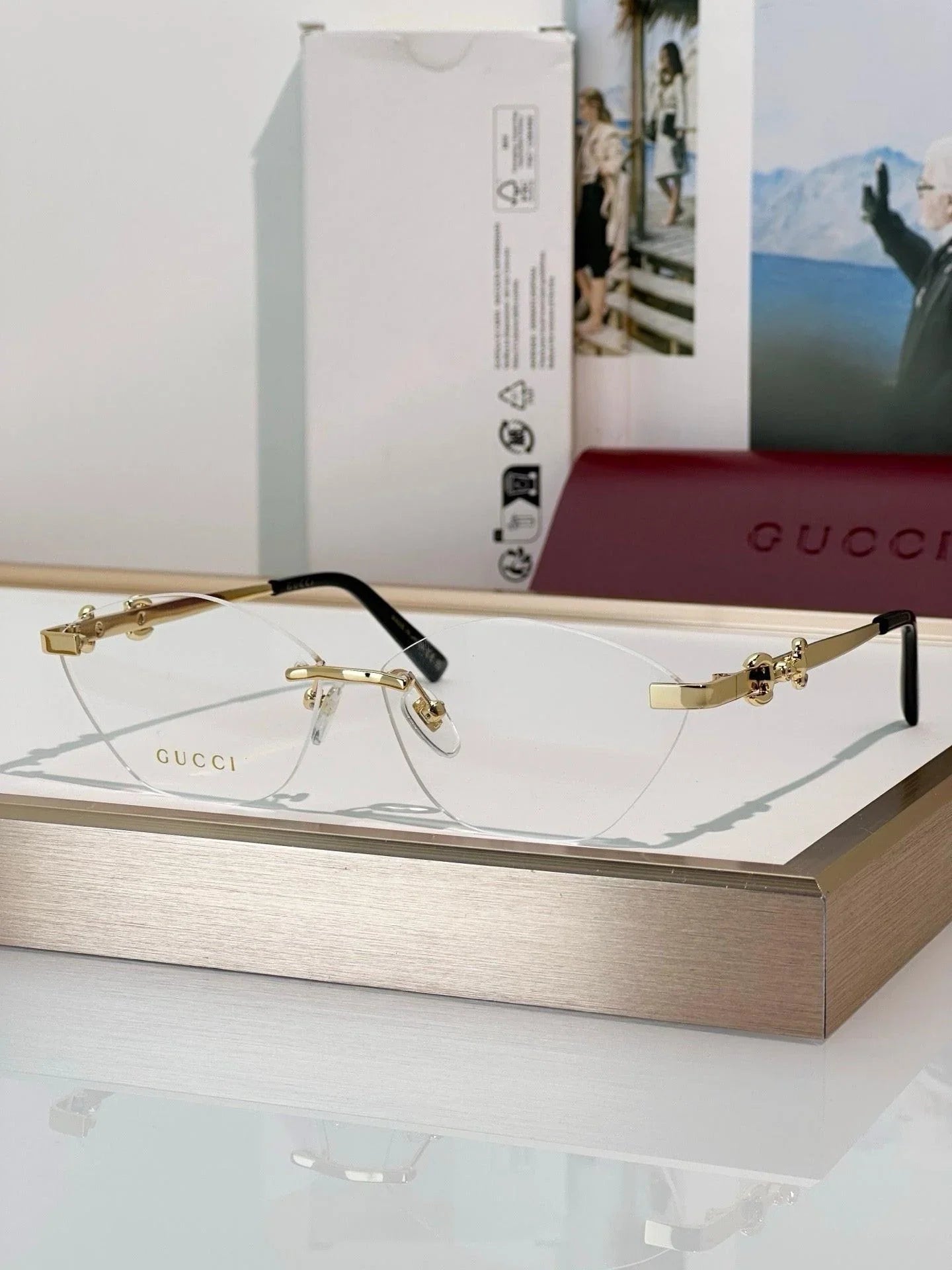 Gucci GG 8012 Cat eye frame Sunglasses &amp;Glasses ✨