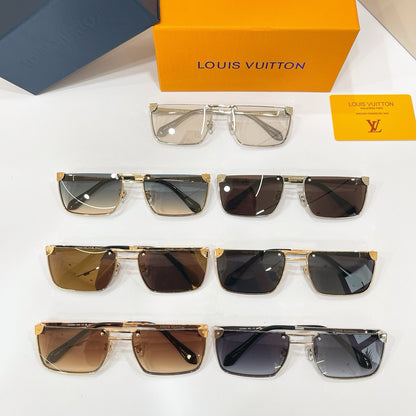 Louis Vuitton Z3206U LV Heritage Metal Low Square Sunglasses  ✨