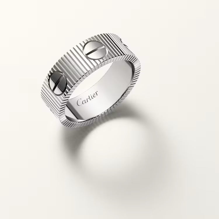 Cartier 18K Gold Plated  LOVE  Ring yellow-rose-silver ✨
