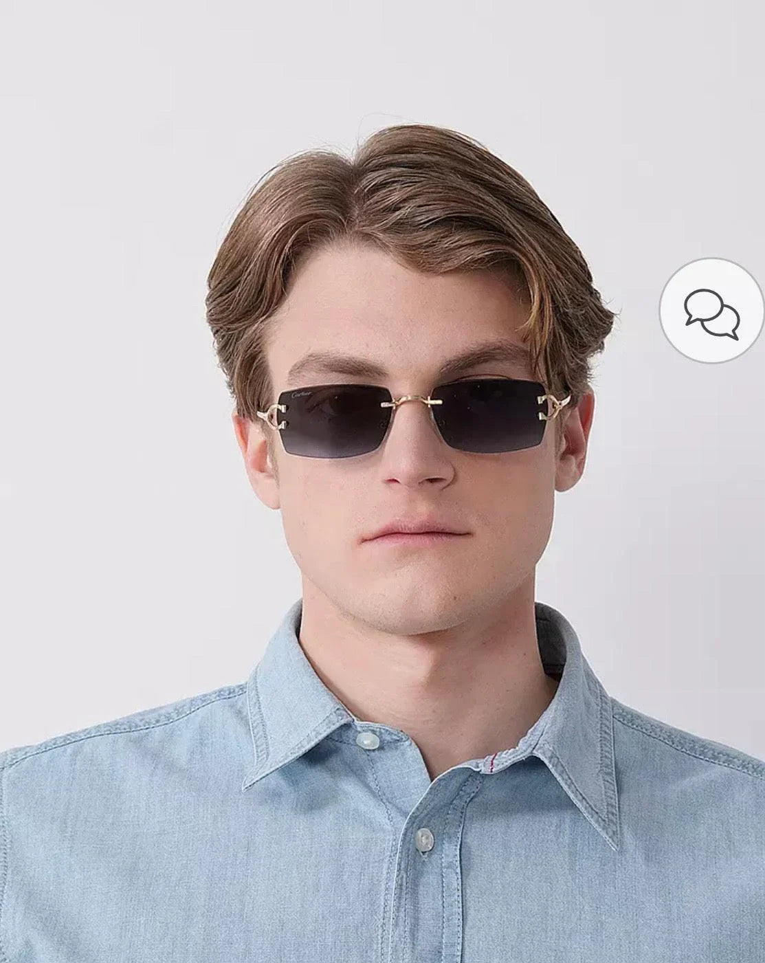Cartier CT0550S Unisex Photochromic&amp;Sunglasses 🐆
