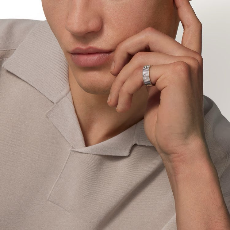 Cartier 18K Gold Plated  LOVE  Ring yellow-rose-silver ✨