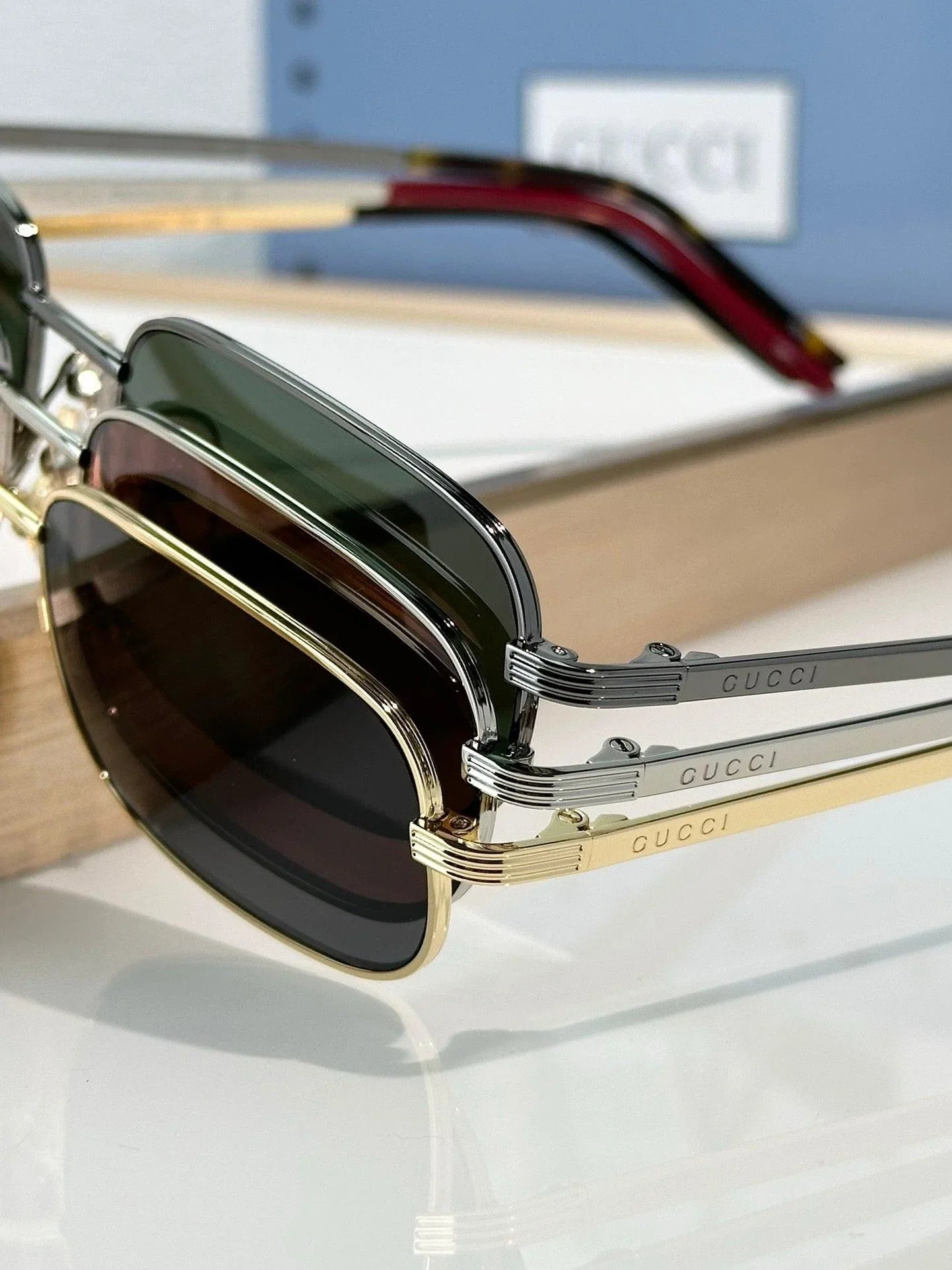 Gucci GG 1457S 002 57 19 Unisex Sunglasses ✨