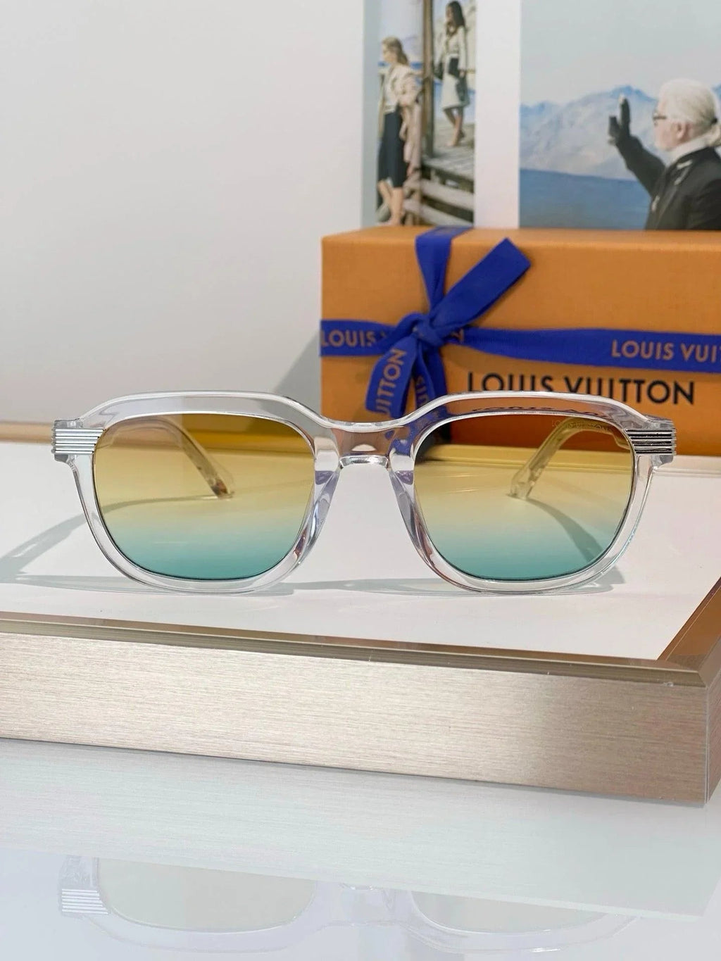 '- Louis Vuitton Z2889U New LV Slide Square Round Sunglasses  ✨