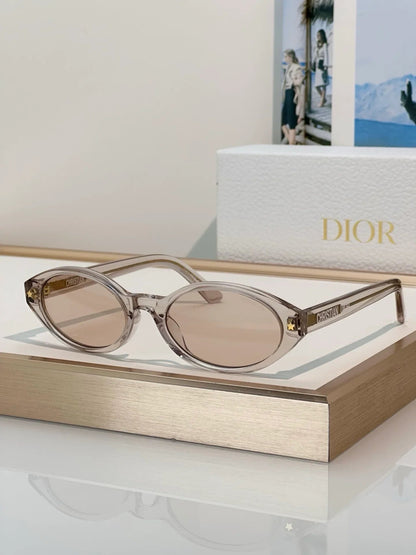 DIOR DiorPacific R1I Black Oval Sunglasses ✨