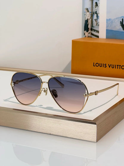 Louis Vuitton Z2994U Pearl Twirl Square Sunglasses   ✨