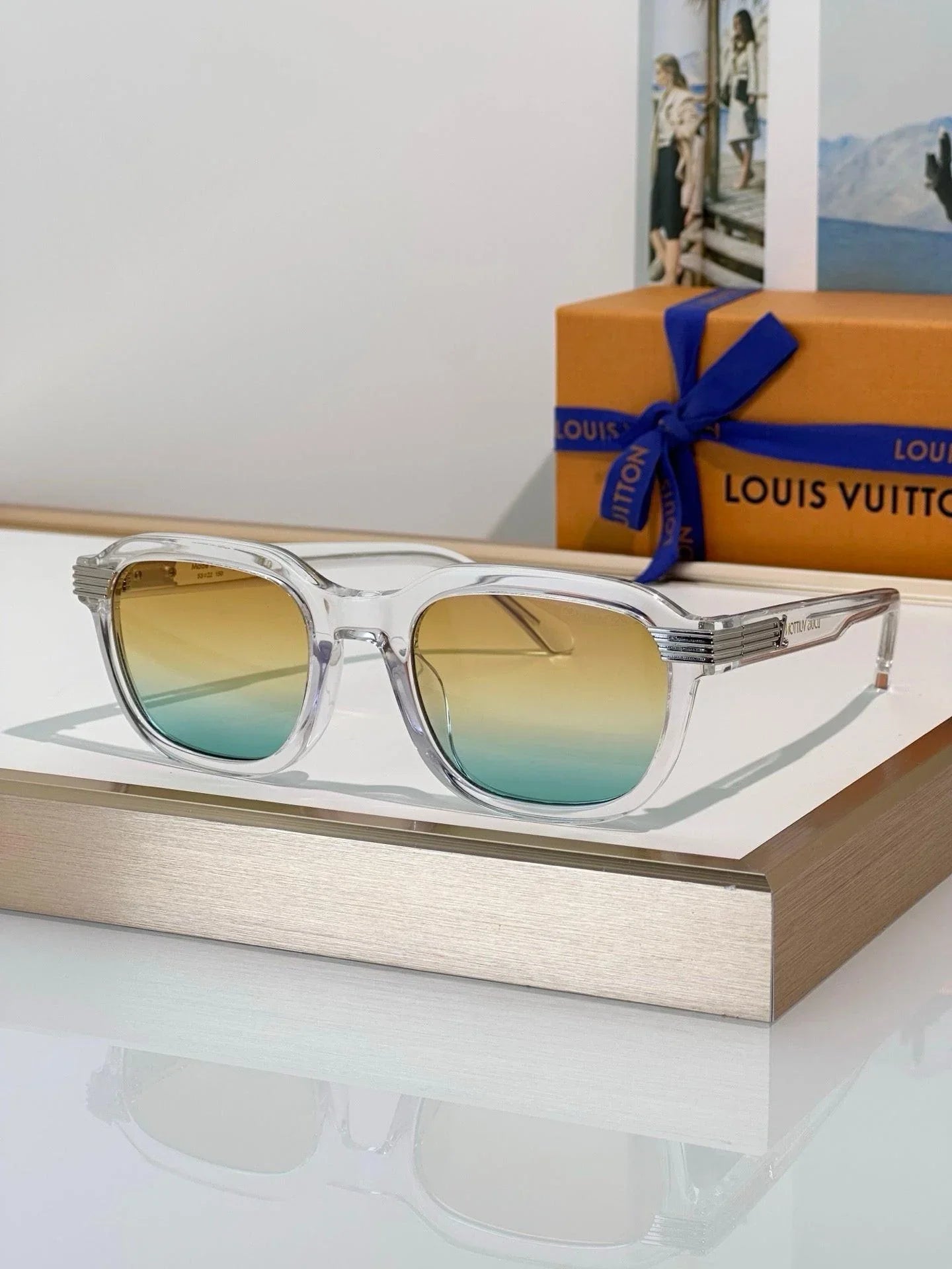 '- Louis Vuitton Z2889U New LV Slide Square Round Sunglasses  ✨