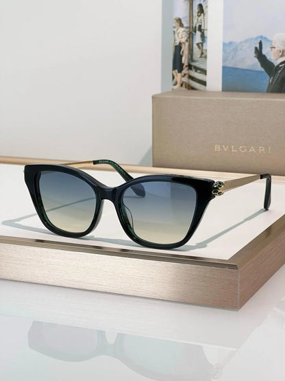 BVLGARI Serpenti Forever Black Cat Eye Sunglasses ✨