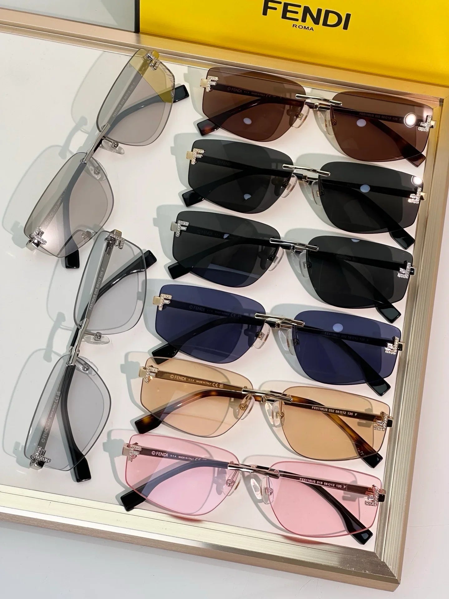 FENDI Fendi First Crystal FE5116US 028 Sunglasses&Eyewear ✨