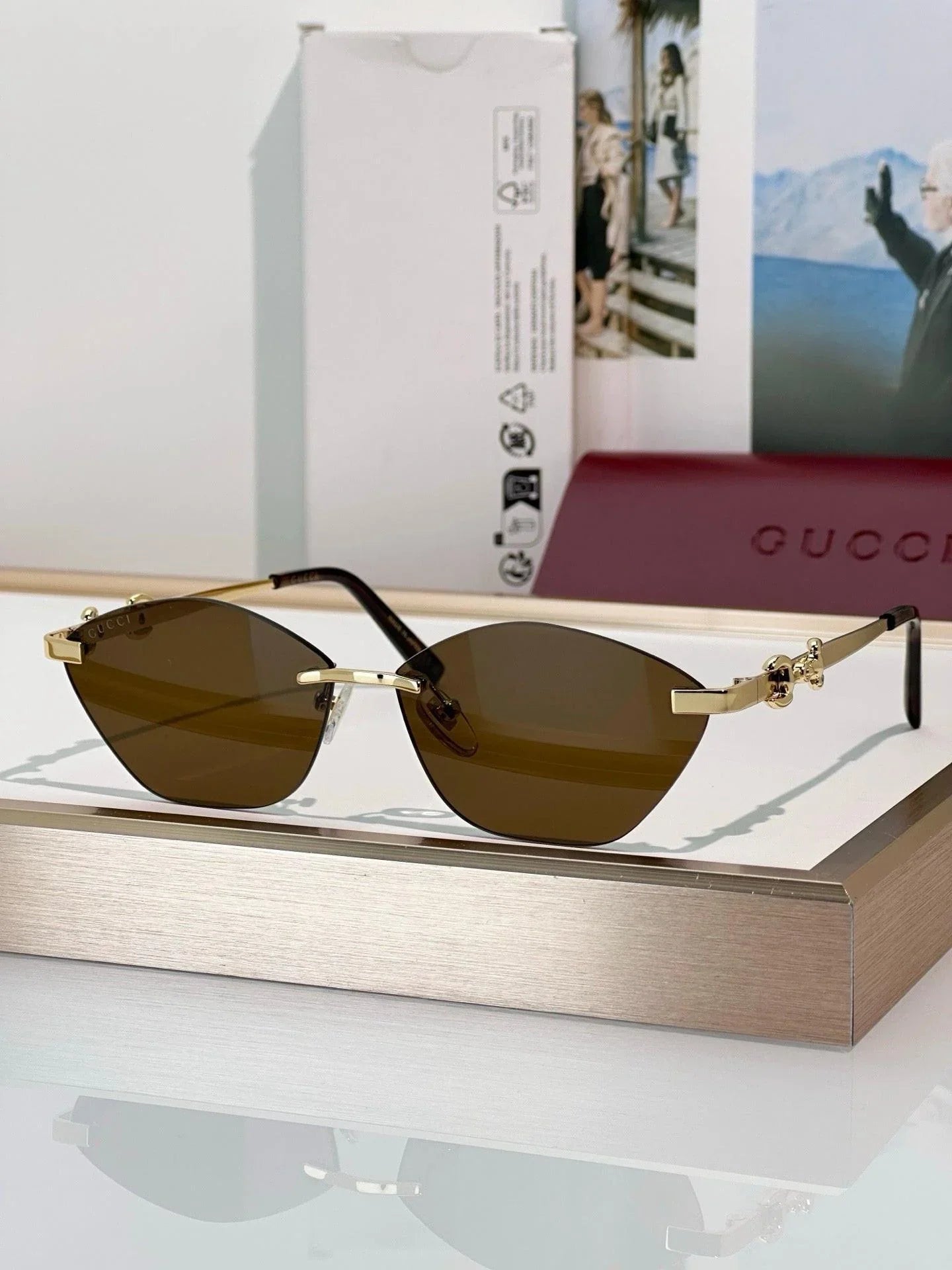 Gucci GG 8012 Cat eye frame Sunglasses &amp;Glasses ✨