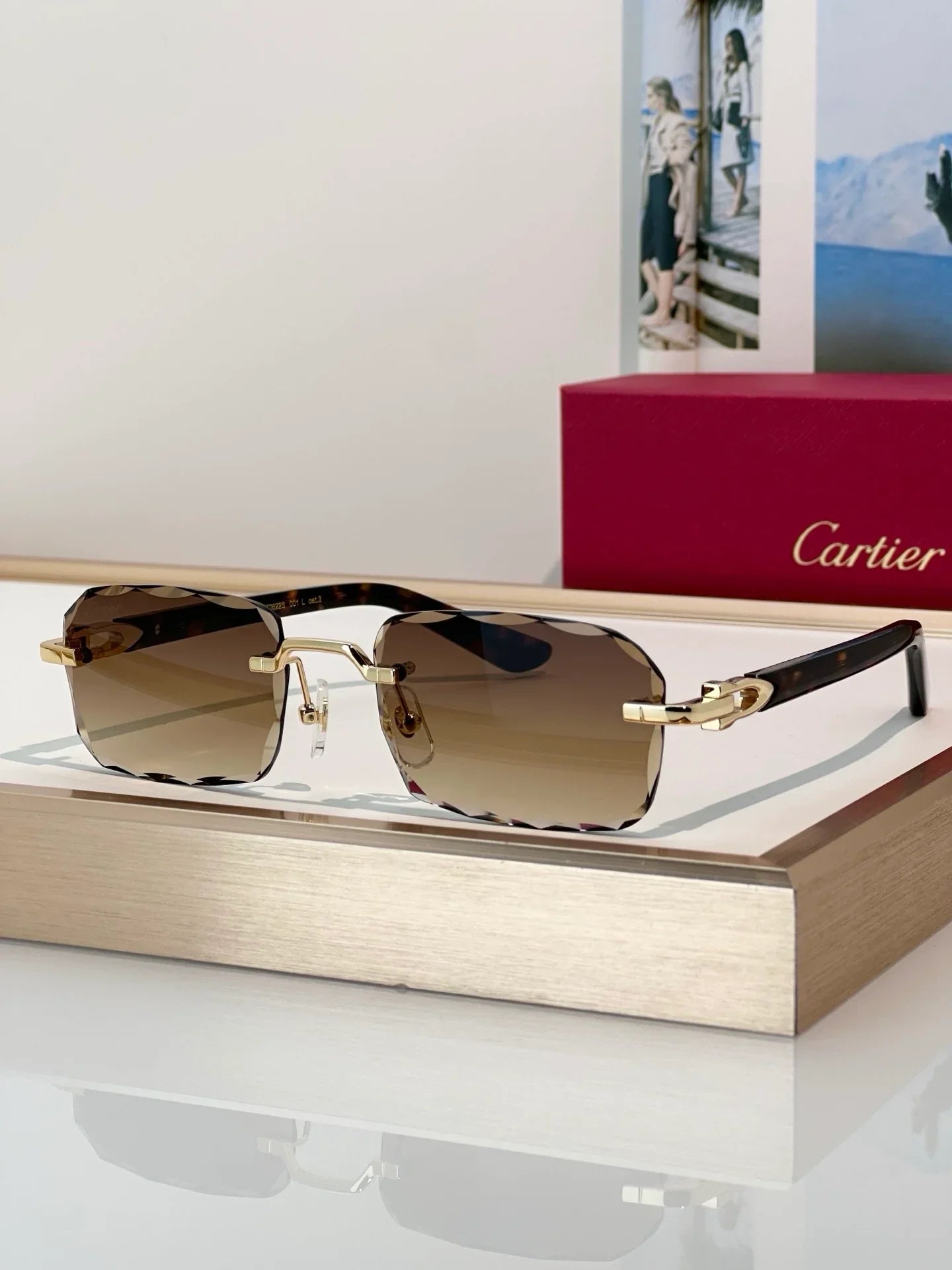 Cartier PREMIÈRE DE CARTIER CT0622S 004 Sunglasses&amp;Photochromic Glasses 🐆