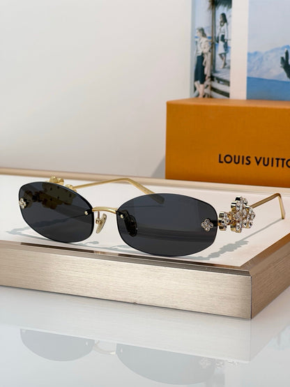 Louis Vuitton Z3186U LV Dazzling Oval Sunglasses  ✨