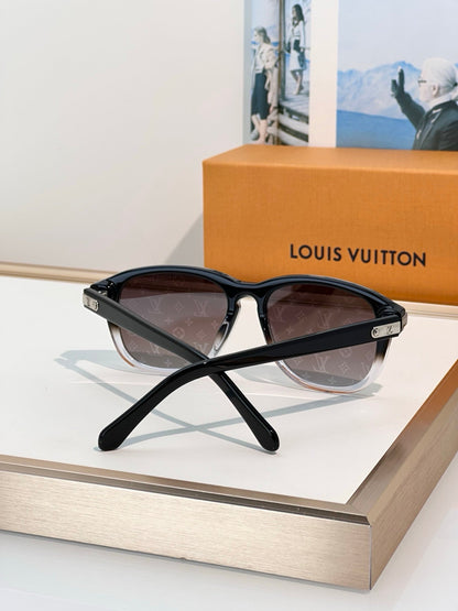 Louis Vuitton Z3075U LV Signature Aviator Sunglasses ✨