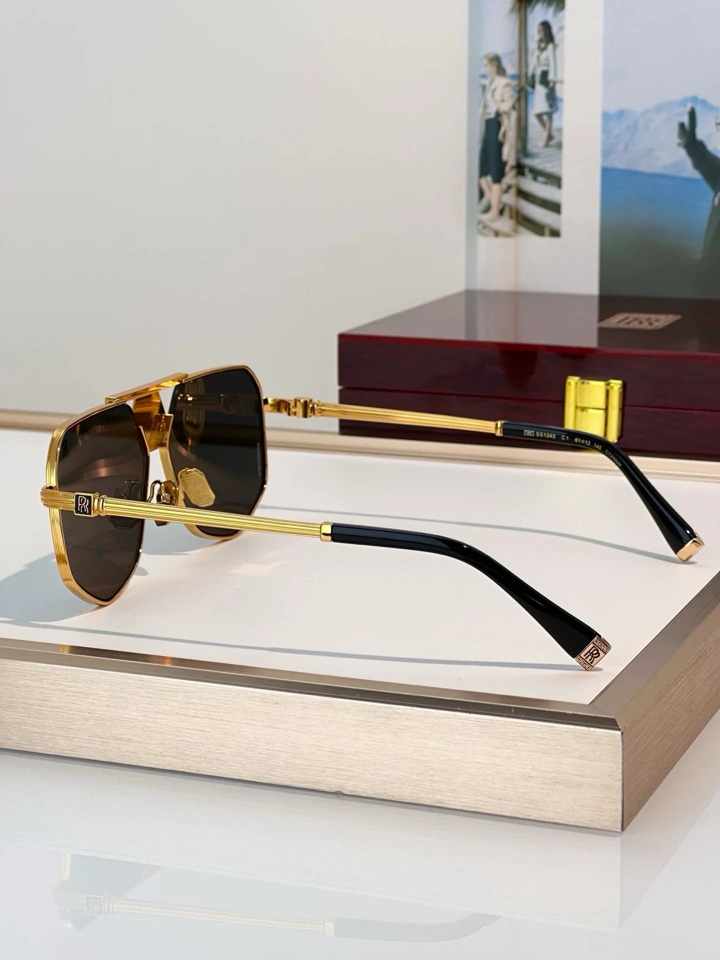 Rolls Royce SS1243 18K plated Rose-Silver-Gold Eyewear  👑