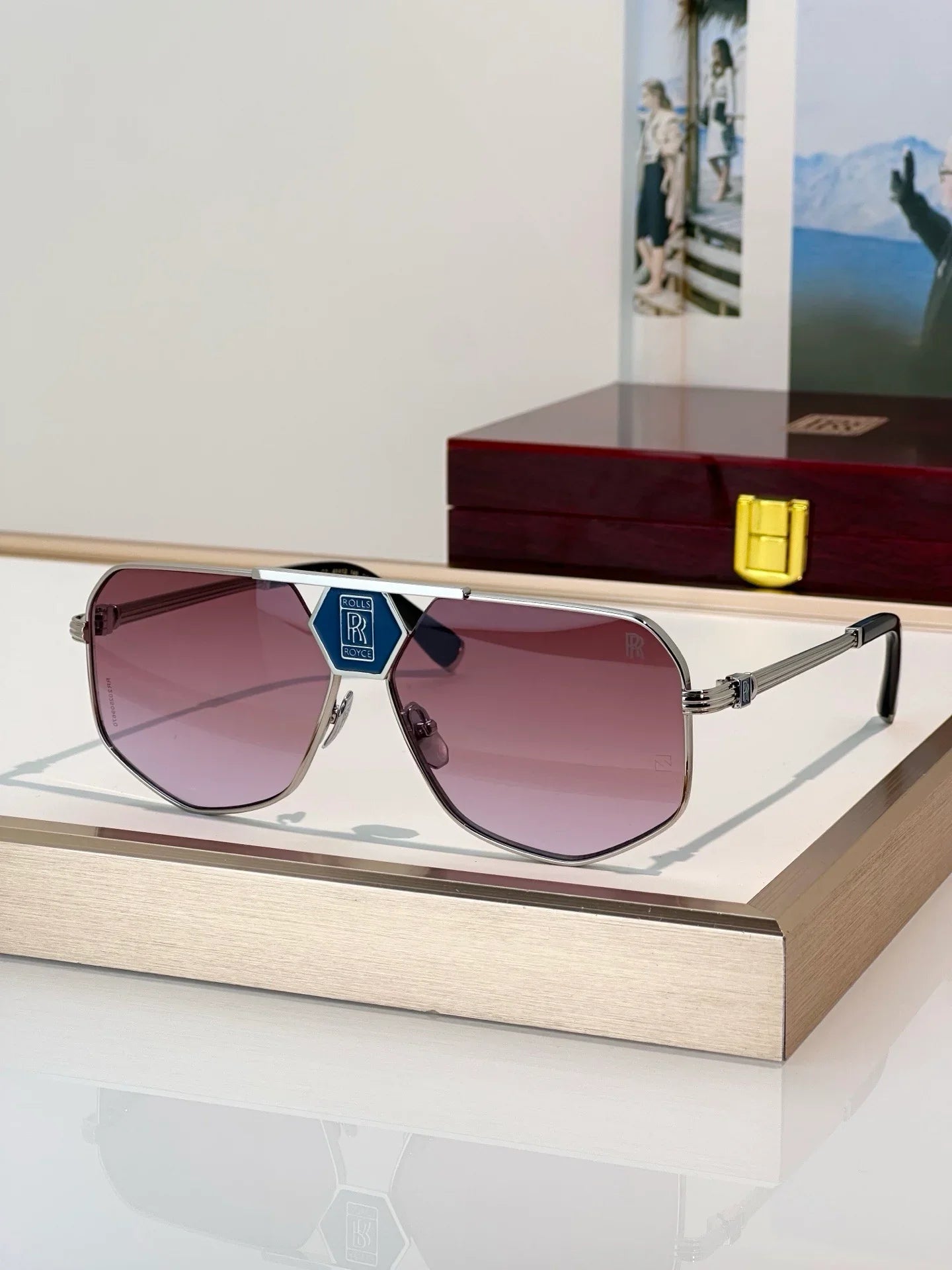 Rolls Royce SS1243 18K plated Rose-Silver-Gold Eyewear  👑
