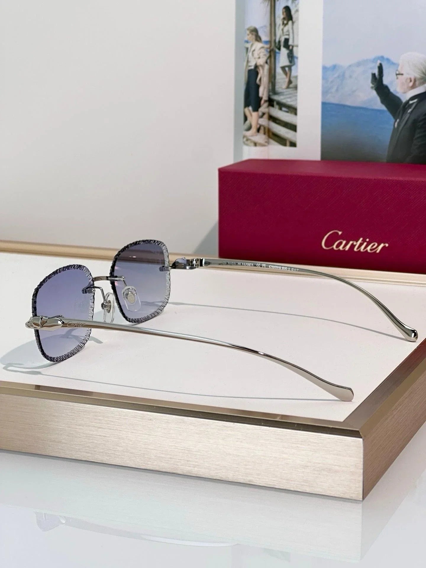 Cartier CLASSIC C DE  Motif Photochromic - Panthere CT0832 Sunglasses 🐆