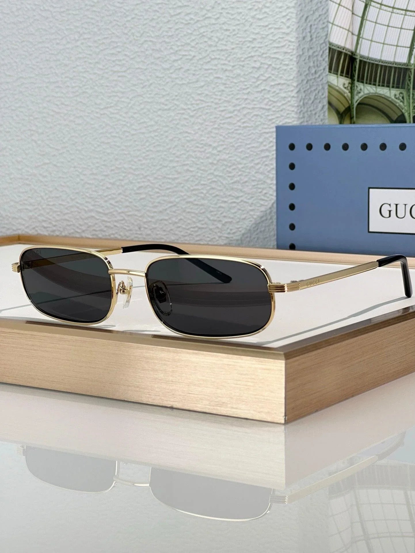 Gucci GG 1457S 002 57 19 Unisex Sunglasses ✨