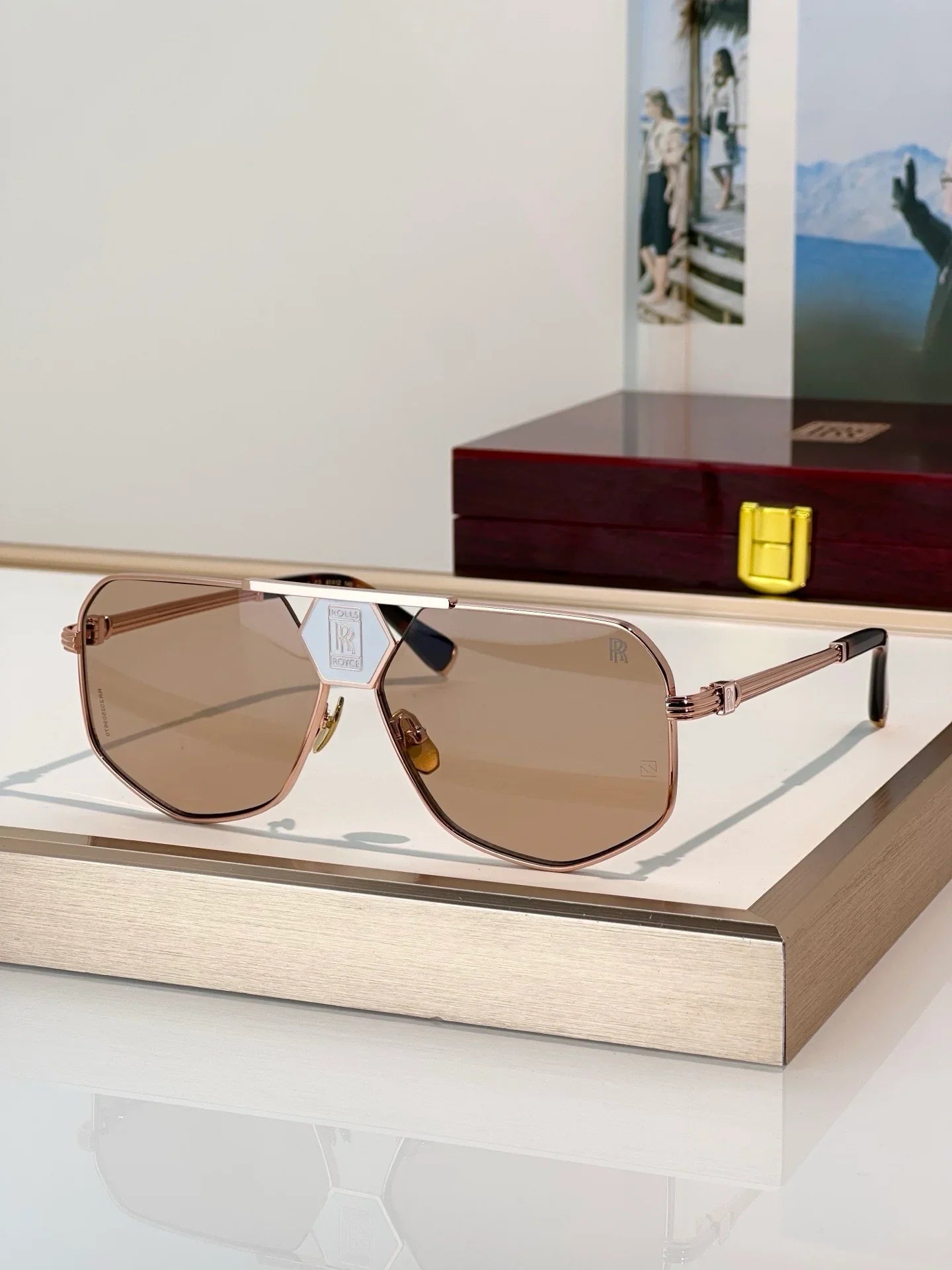 Rolls Royce SS1243 18K plated Rose-Silver-Gold Eyewear  👑