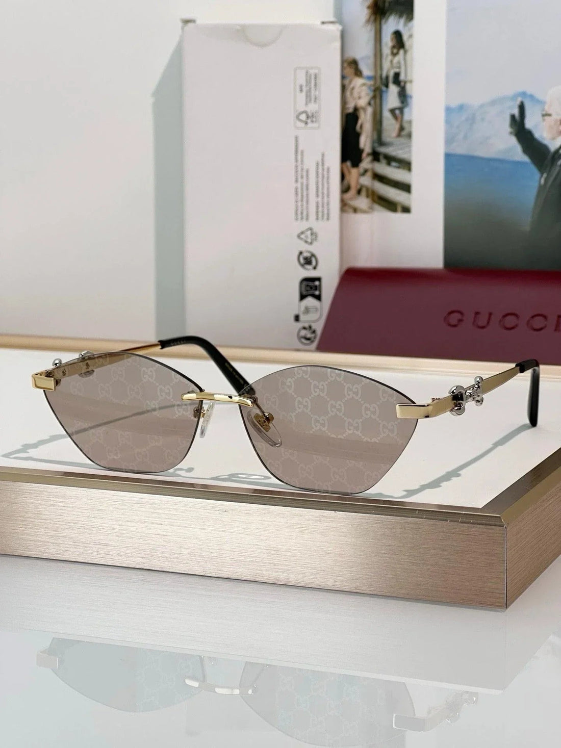 Gucci GG 8012 Cat eye frame Sunglasses &amp;Glasses ✨