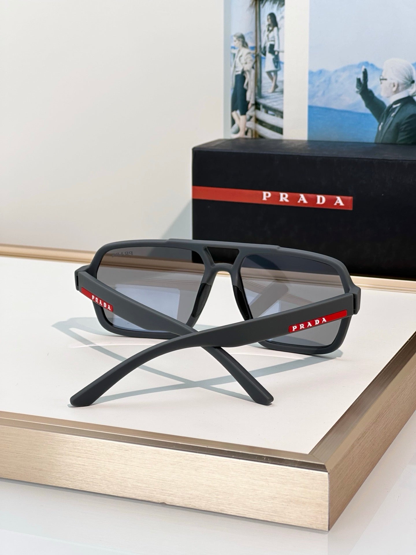 PRADA Linea Rossa SPS A06 DG002G Polarised Sunglasses 🟥