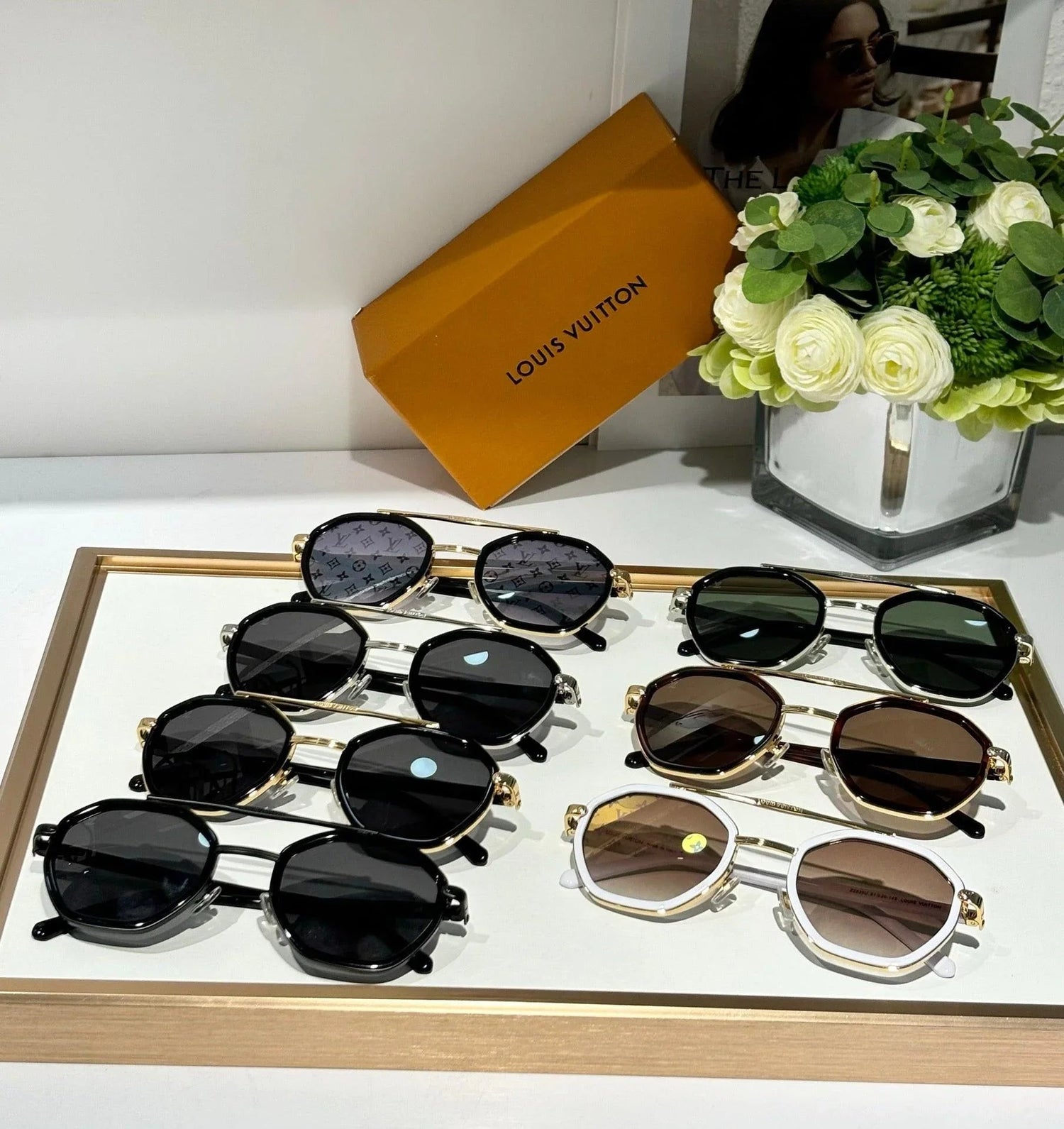 Louis Vuitton Z2532U LV Signature Duo Round Sunglasses ✨