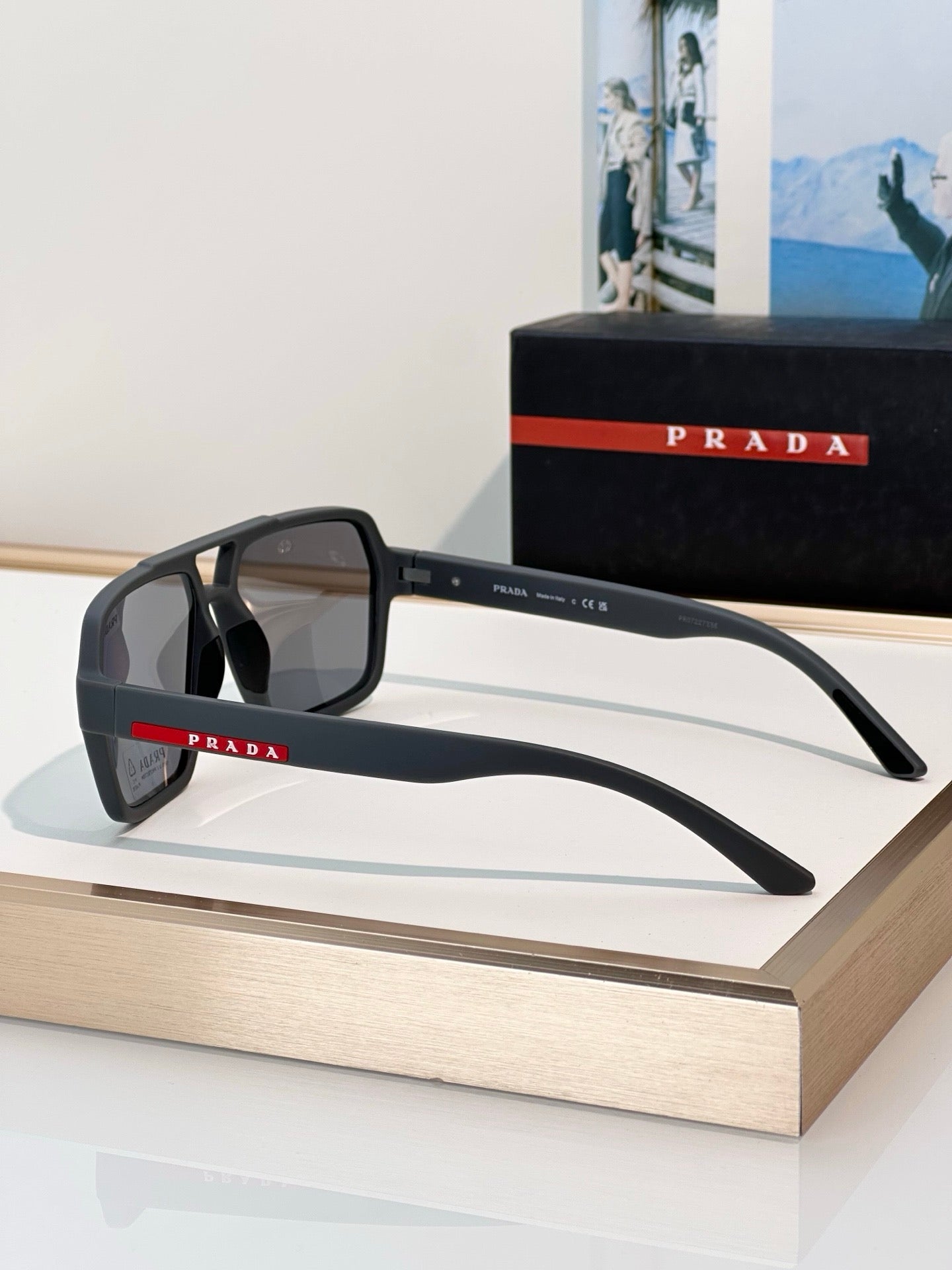 PRADA Linea Rossa SPS A06 DG002G Polarised Sunglasses 🟥