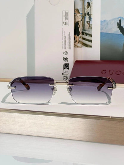 Gucci GG1221S Rimless  Unisex Sunglasses ✨