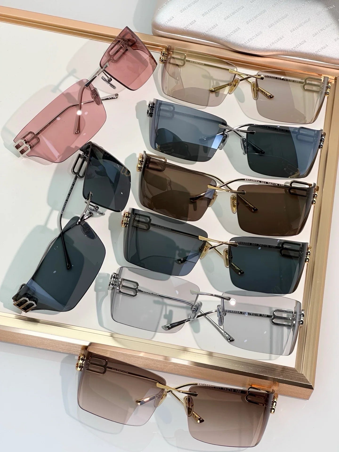 BALENCIAGA   BB0383S-001 - UNISEX PANTOS  Sunglasses🖤