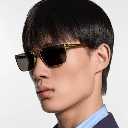 Louis Vuitton Z3206U LV Heritage Metal Low Square Sunglasses  ✨