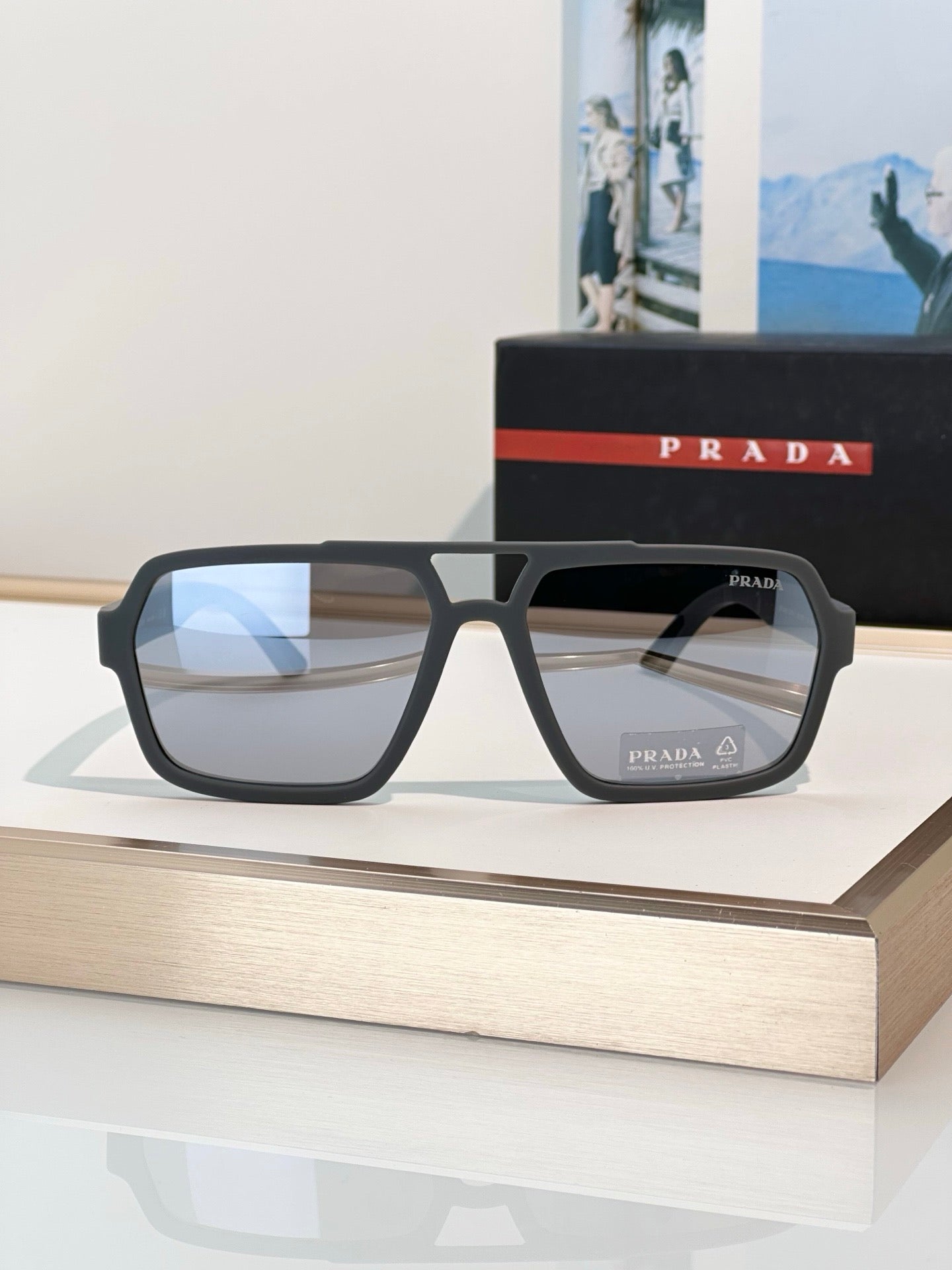 PRADA Linea Rossa SPS A06 DG002G Polarised Sunglasses 🟥