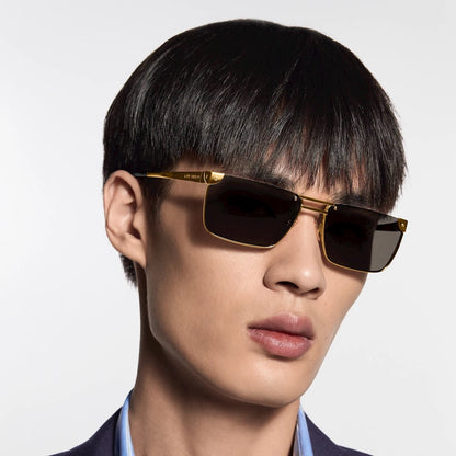 Louis Vuitton Z3206U LV Heritage Metal Low Square Sunglasses  ✨