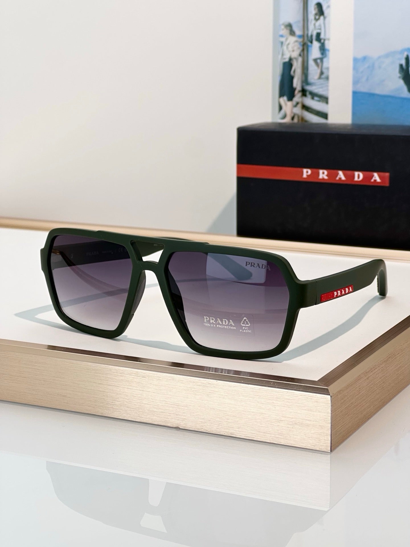 PRADA Linea Rossa SPS A06 DG002G Polarised Sunglasses 🟥