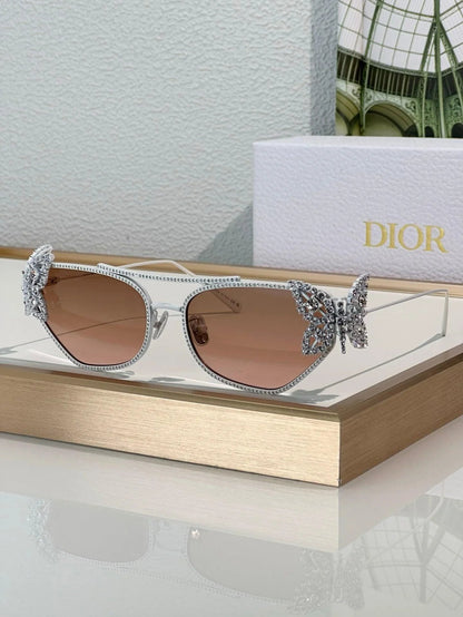 DIOR DiorFantastica B1U Butterfly Sunglasses with Swarovski® Crystals 💎