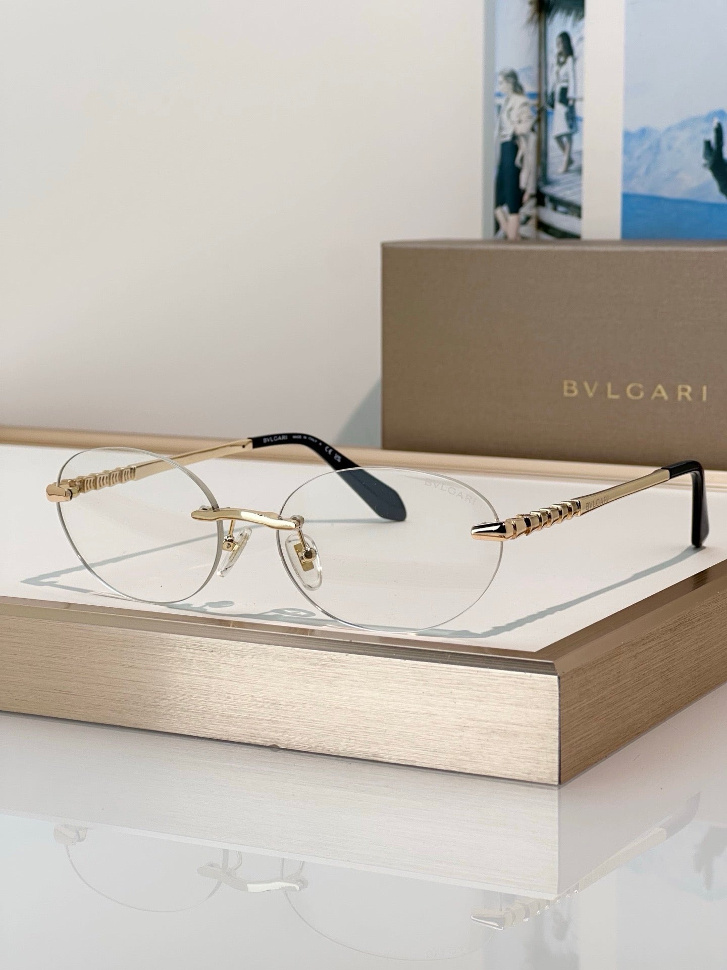 BVLGARI Serpenti Viper BV50070U 028 Blue Control Sunglasses ✨