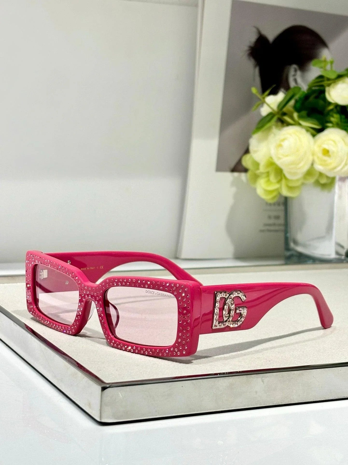 Dolce &amp; Gabbana DG 4447 Crystal Sunglasses ✨