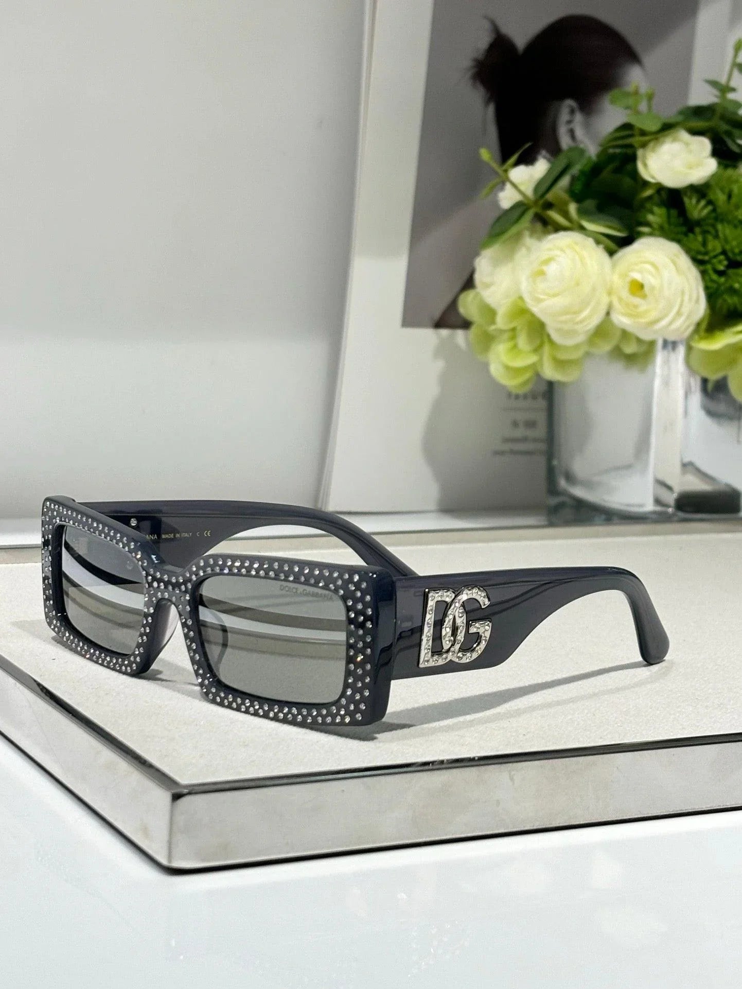 Dolce &amp; Gabbana DG 4447 Crystal Sunglasses ✨