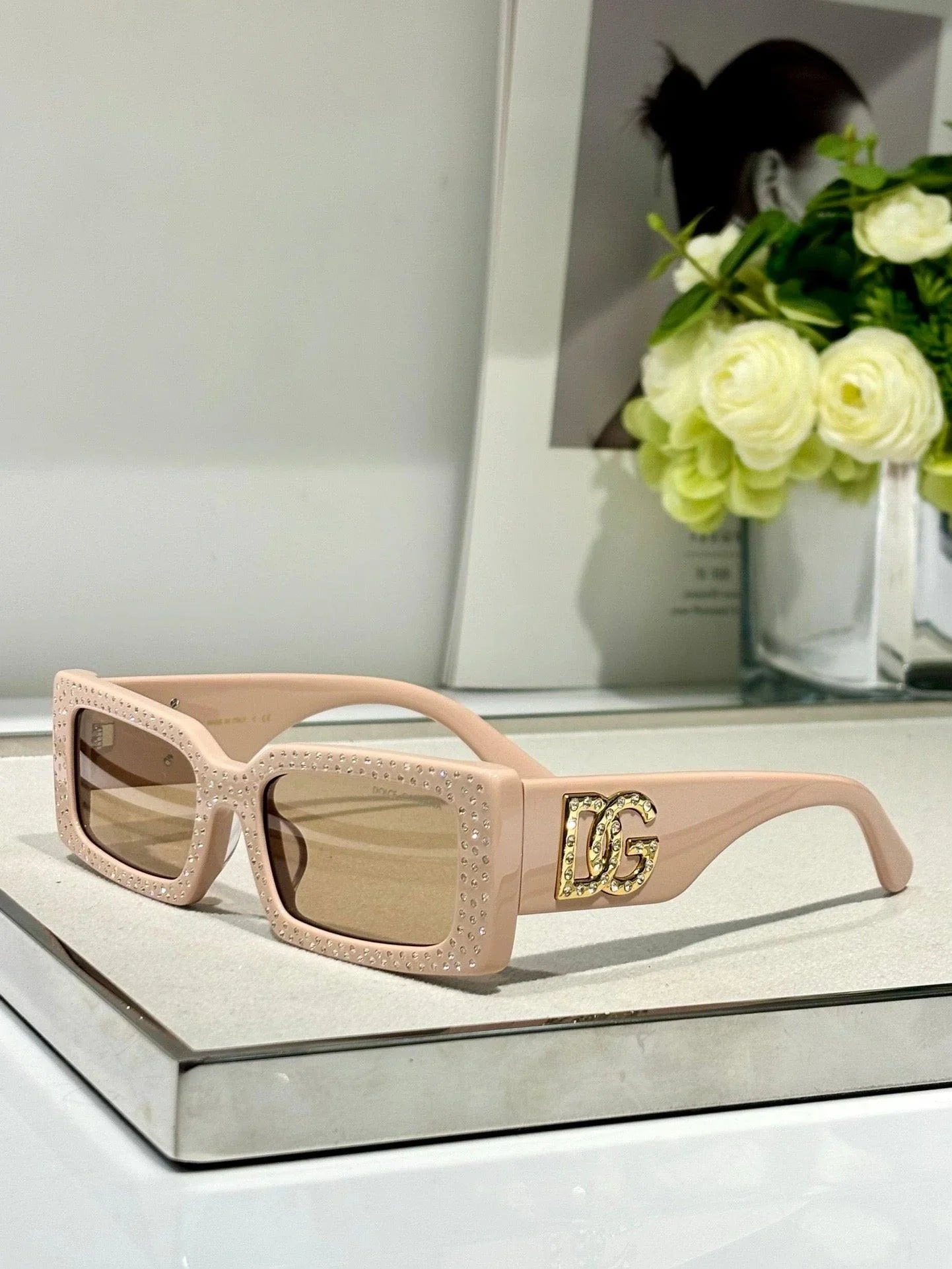 Dolce &amp; Gabbana DG 4447 Crystal Sunglasses ✨