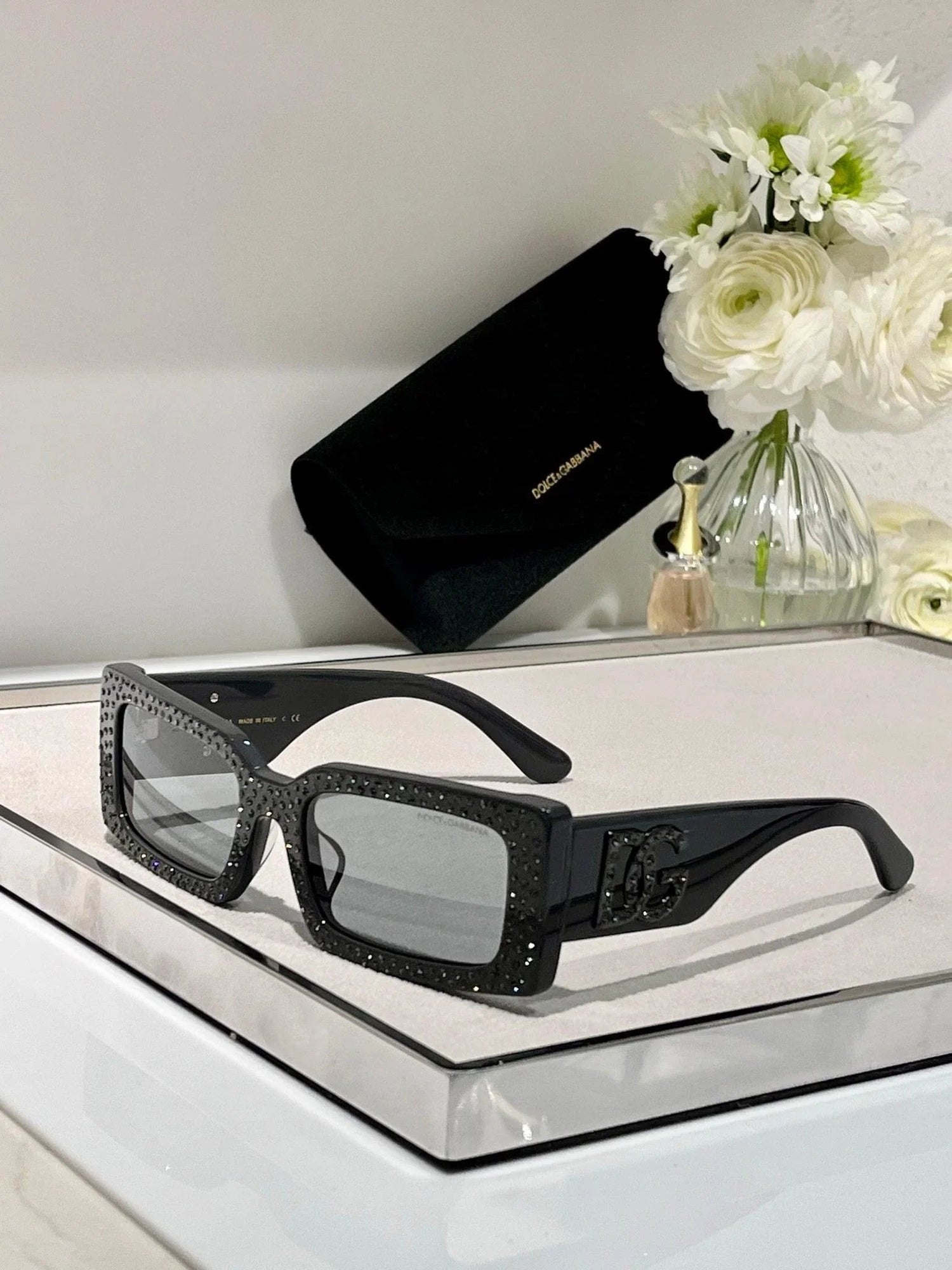 Dolce &amp; Gabbana DG 4447 Crystal Sunglasses ✨