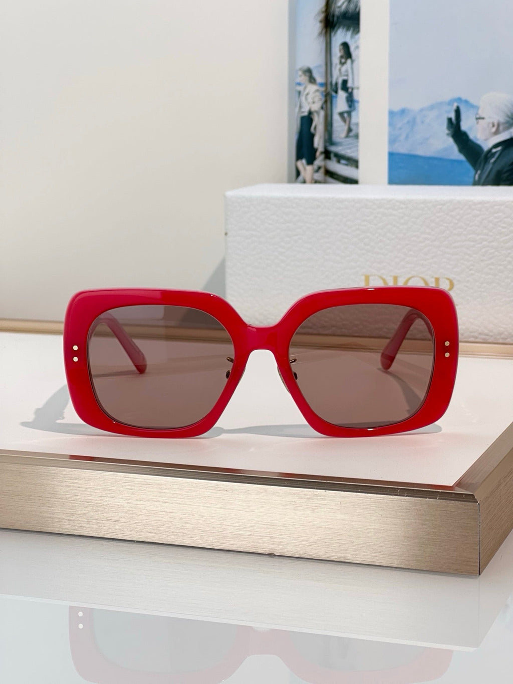 DIOR Dior Oblique S1F Shiny  Square Sunglasses✨