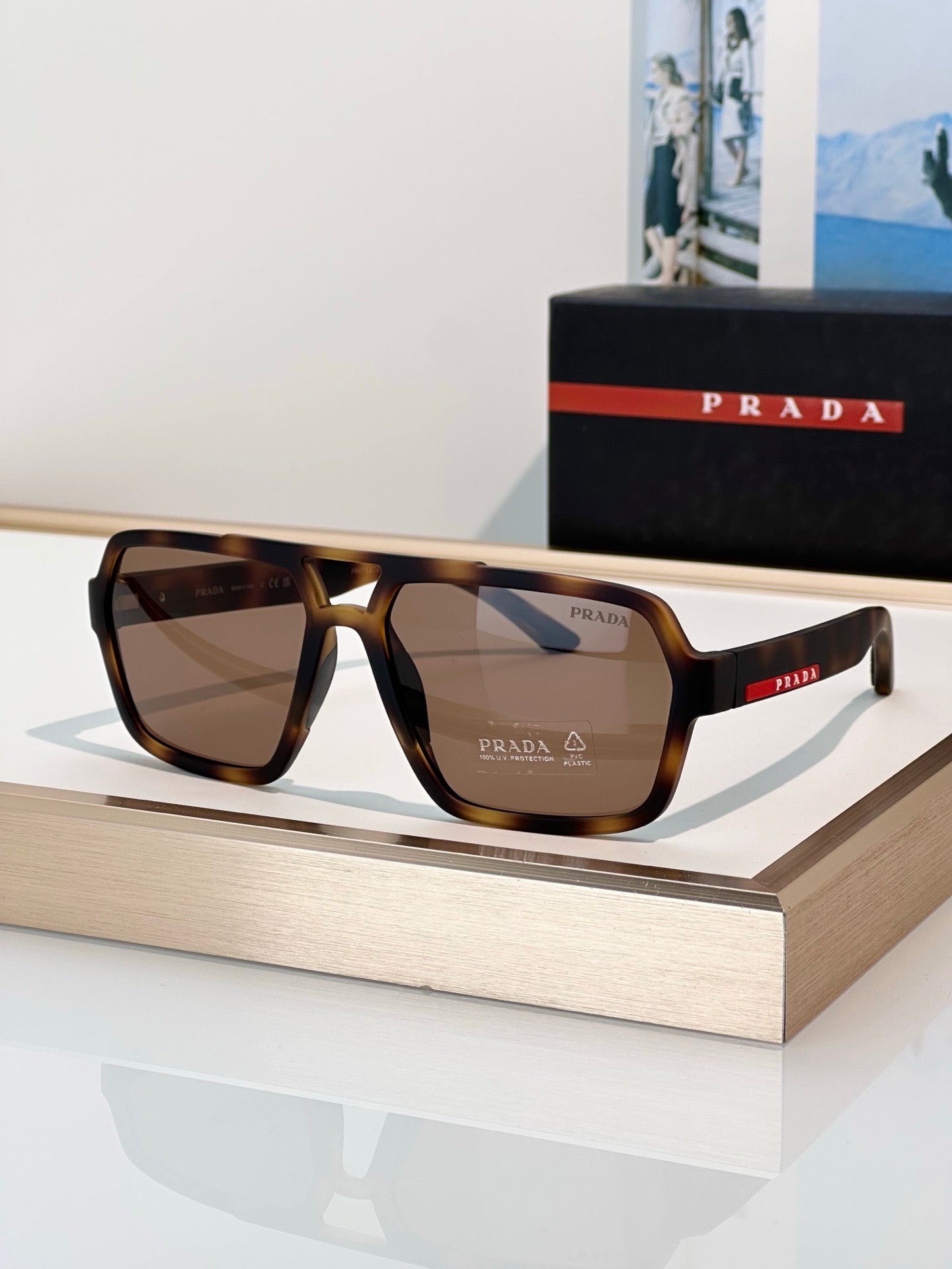 PRADA Linea Rossa SPS A06 DG002G Polarised Sunglasses 🟥
