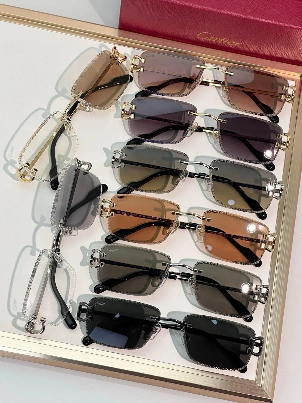 '-  Cartier CLASSIC C DE CARTIER MOTIF CT0799 Sunglasses-Photochromic Glasses 🐆
