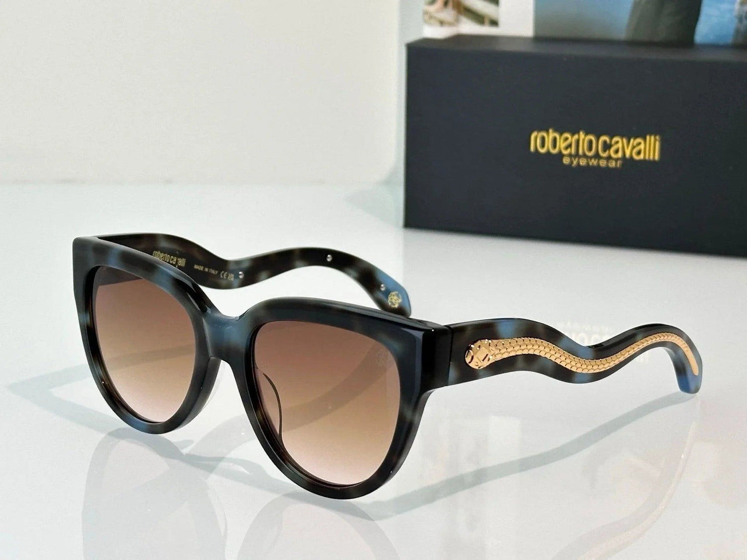 Roberto Cavalli SRC054 Sunglasses 🐍