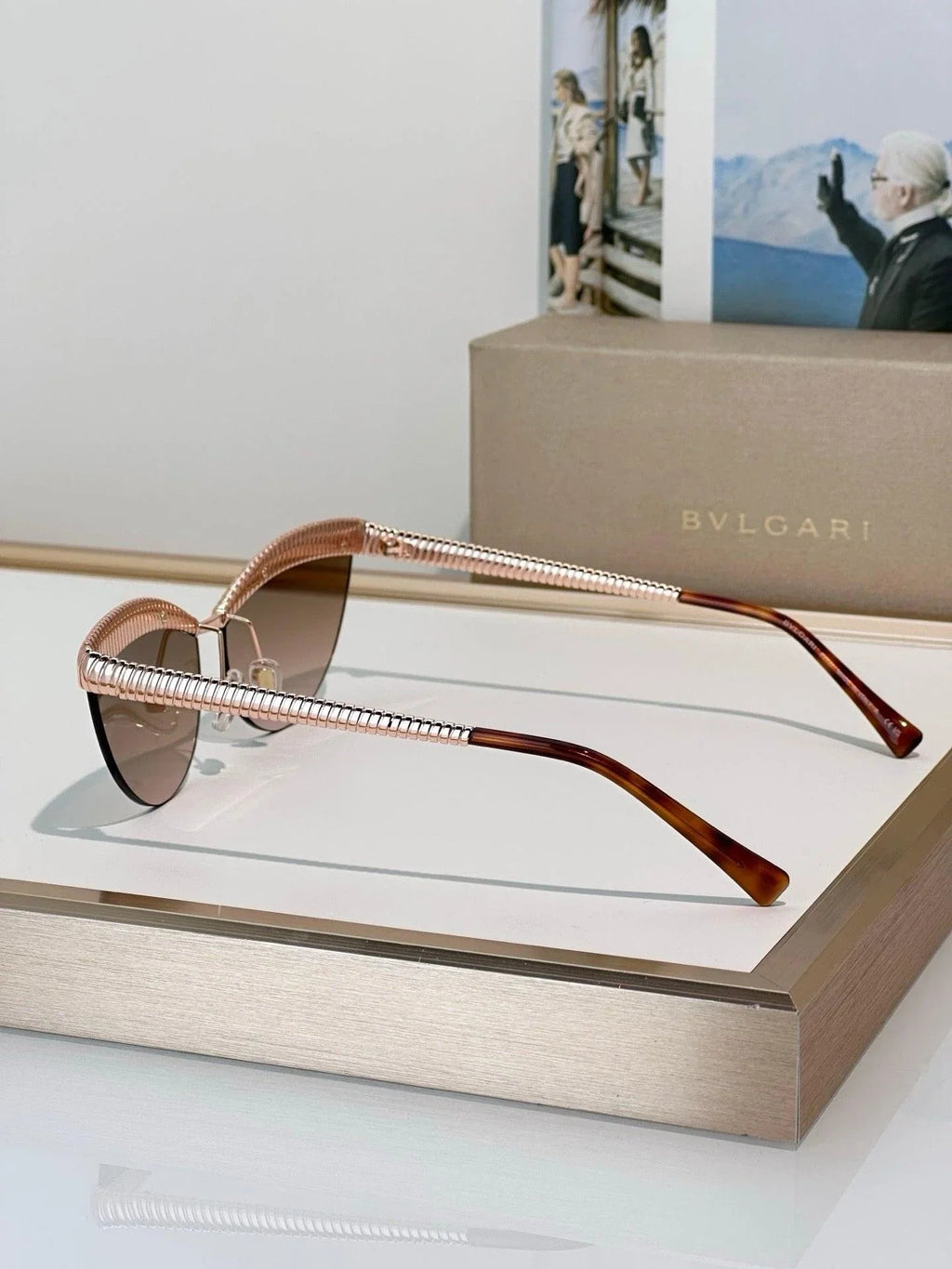 '- BVLGARI Bvlgari Tubogas BV 40056U Sunglasses ✨